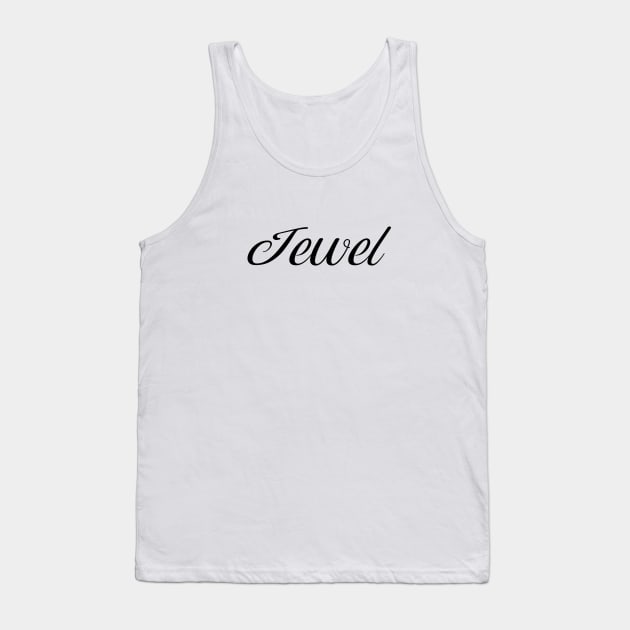 Name Jewel Tank Top by gulden